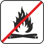 Feuer machen verboten